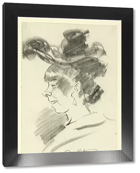Profile of a Woman, 1894. Creator: Philip William May