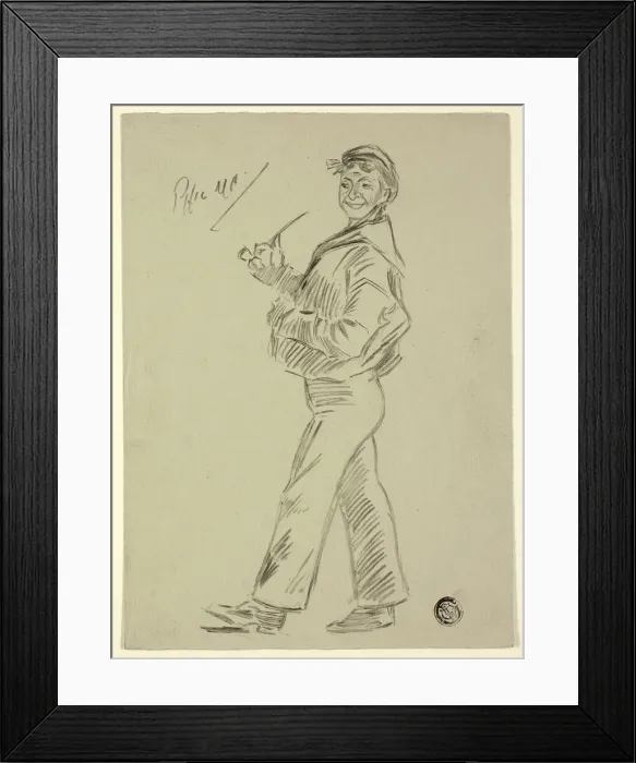 Framed Print : British Seaman on Shoreleave, n. d. Creator: Philip William May Framed Print : British Seaman on Shoreleave, n. d. Creator: Philip William May