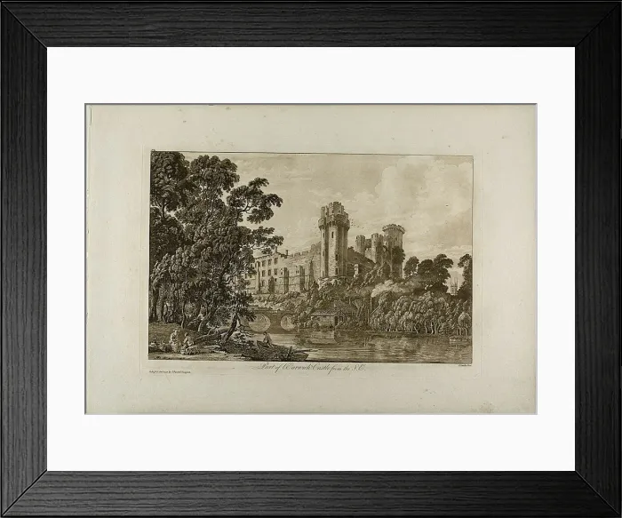 Framed Print : Part of Warwick Castel from the Southeast, plate 4, January 1776. Creator: Paul Sandby Framed Print : Part of Warwick Castel from the Southeast, plate 4, January 1776. Creator: Paul Sandby