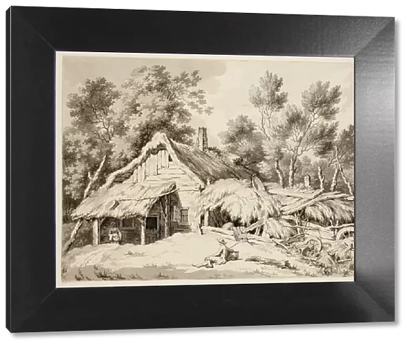 Thatched Cottage, n. d. Creator: Paul Sandby
