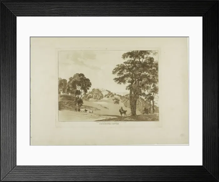 Framed Print : Penesawr Castle, 1776. Creator: Paul Sandby Framed Print : Penesawr Castle, 1776. Creator: Paul Sandby