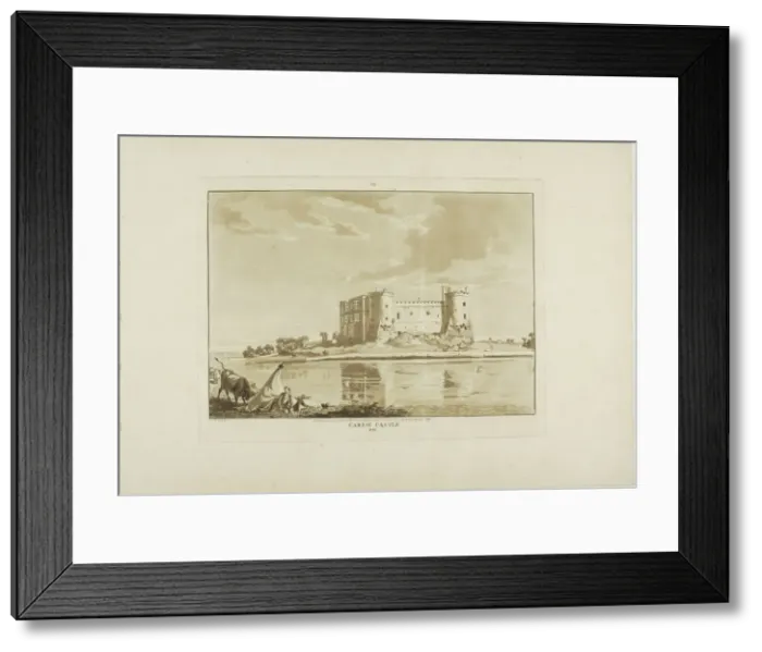 Framed Print : Carew Castle, 1776. Creator: Paul Sandby Framed Print : Carew Castle, 1776. Creator: Paul Sandby