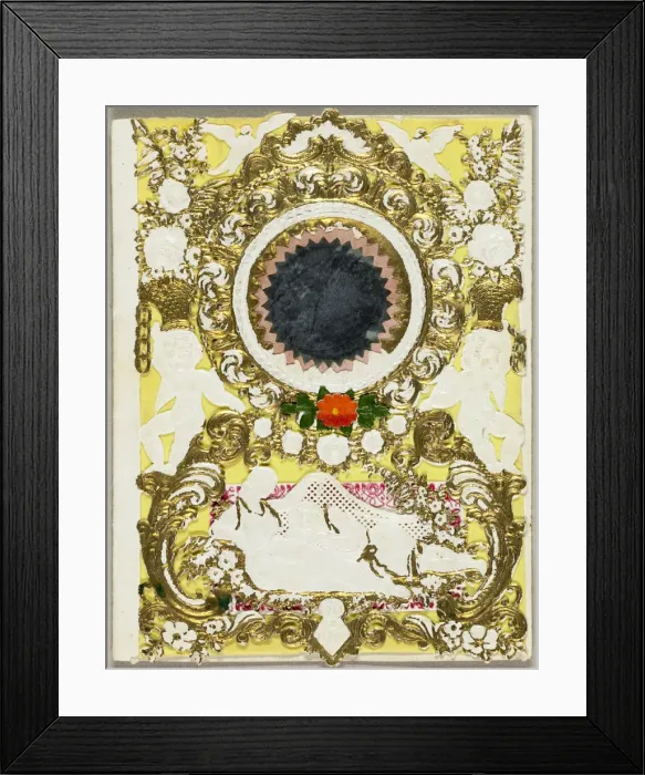 Framed Print : Untitled Valentine (Reclining Antique Couple), 1855. Creator: John Windsor Framed Print : Untitled Valentine (Reclining Antique Couple), 1855. Creator: John Windsor