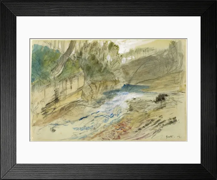 Framed Print : Greta, 1876. Creator: John Ruskin Framed Print : Greta, 1876. Creator: John Ruskin