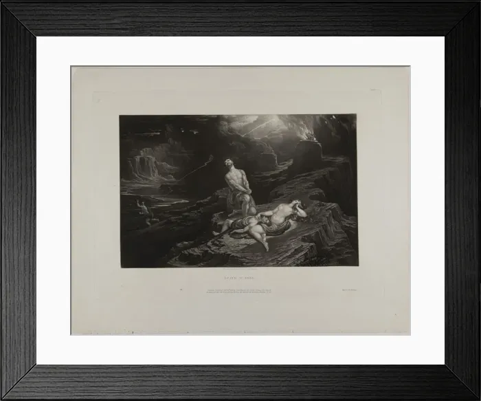 Framed Print : The Death of Abel, from Illustrations of the Bible, 1831. Creator: John Martin Framed Print : The Death of Abel, from Illustrations of the Bible, 1831. Creator: John Martin