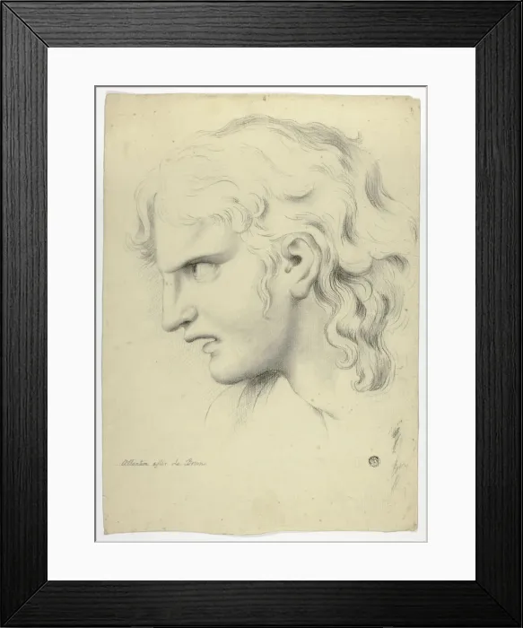 Framed Print : Attention, n. d. Creator: John Downman Framed Print : Attention, n. d. Creator: John Downman