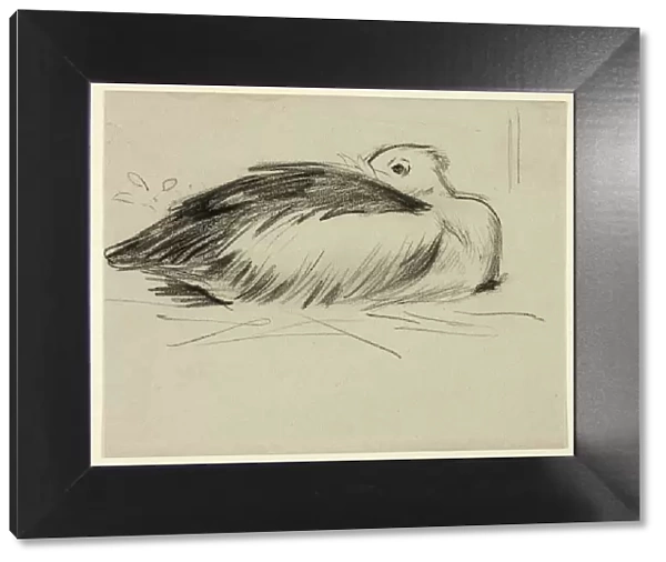 Sketch of Nesting Stork, n. d. Creator: Henry Stacy Marks