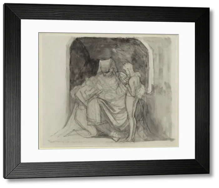 Framed Print : The Spirit of Knowledge, 1798. Creator: Henry Fuseli Framed Print : The Spirit of Knowledge, 1798. Creator: Henry Fuseli