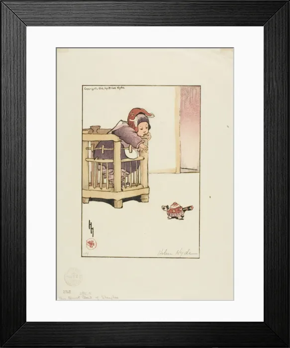 Framed Print : Miss Apricot-Cloud, 1908. Creator: Helen Hyde Framed Print : Miss Apricot-Cloud, 1908. Creator: Helen Hyde