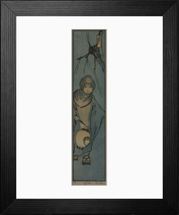 Framed Print : Belated, 1901. Creator: Helen Hyde Framed Print : Belated, 1901. Creator: Helen Hyde