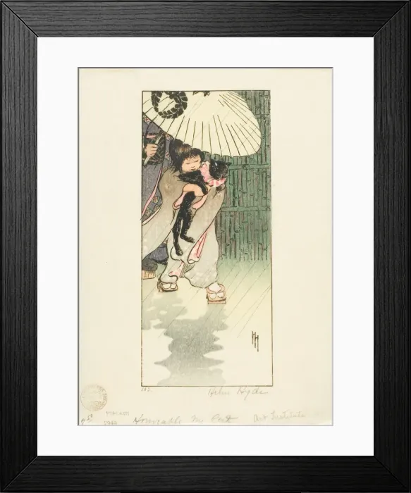 Framed Print : Honorable Mr. Cat, 1903. Creator: Helen Hyde Framed Print : Honorable Mr. Cat, 1903. Creator: Helen Hyde