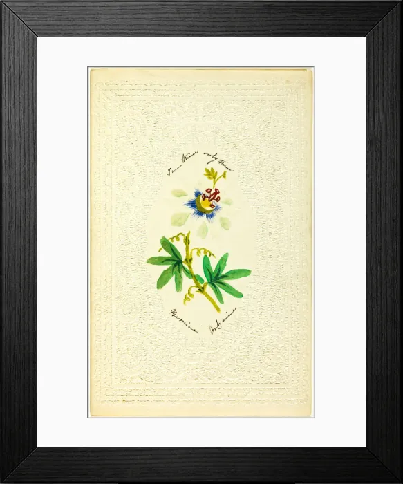 Framed Print : I am Thine Only Thine (valentine), c. 1840. Creator: George Meek Framed Print : I am Thine Only Thine (valentine), c. 1840. Creator: George Meek