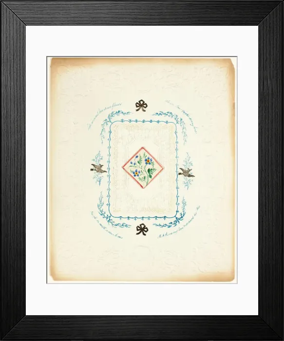 Framed Print : Life is Sweet (valentine), c. 1850. Creator: George Kershaw Framed Print : Life is Sweet (valentine), c. 1850. Creator: George Kershaw