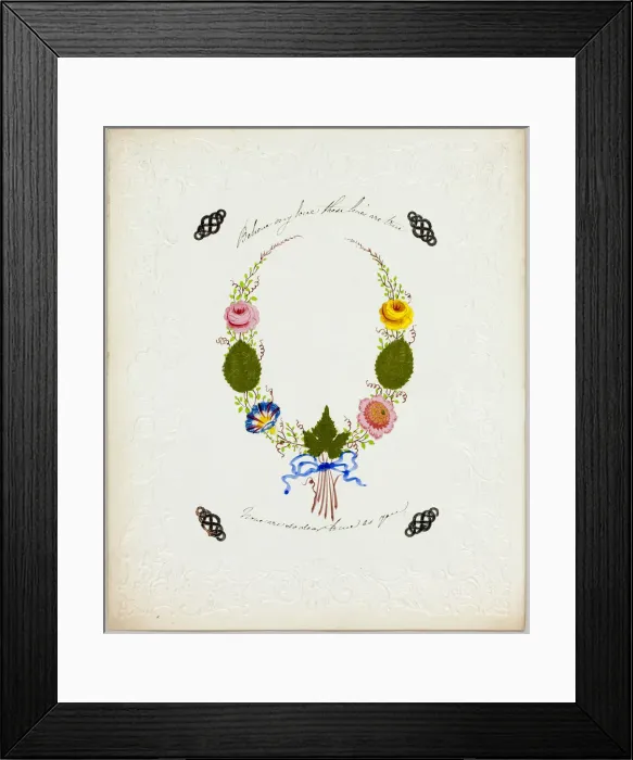 Framed Print : Believe My Love These Lines Are True (valentine), 1840 / 50. Creator: George Kershaw Framed Print : Believe My Love These Lines Are True (valentine), 1840 / 50. Creator: George Kershaw