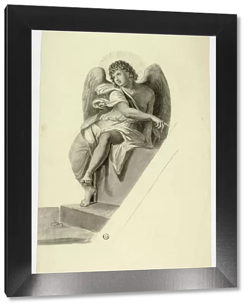 Angel Seated by Tomb, n. d. Creator: Elizabeth Murray