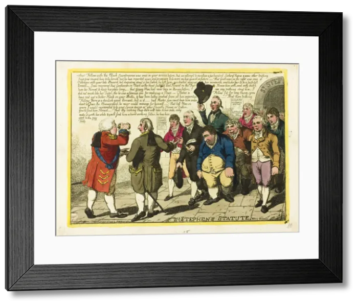 Framed Print : St. Stephens Statute, published February 6, 1806. Creator: Charles Williams Framed Print : St. Stephens Statute, published February 6, 1806. Creator: Charles Williams