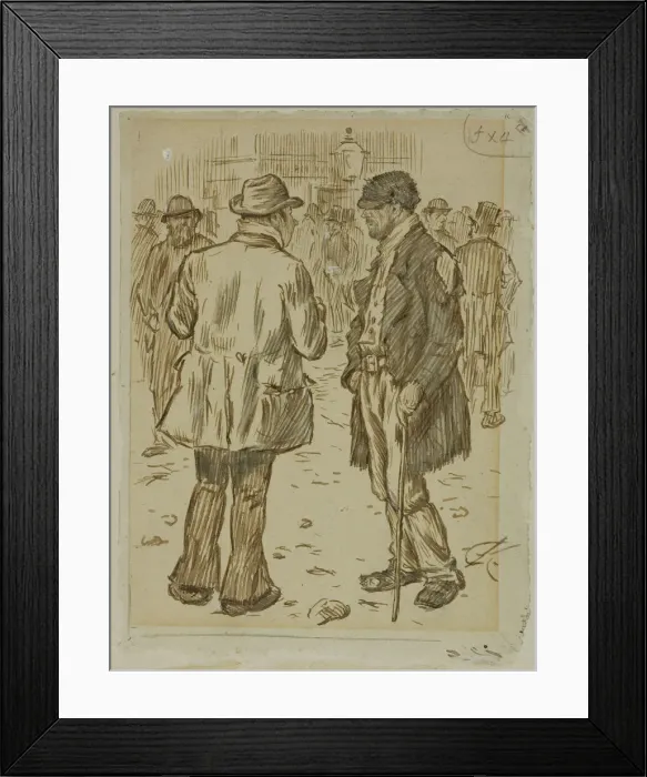 Framed Print : Employment, 1870 / 91. Creator: Charles Samuel Keene Framed Print : Employment, 1870 / 91. Creator: Charles Samuel Keene