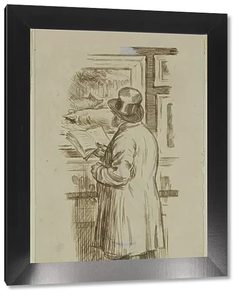 Man at Exhibition, 1870  /  91. Creator: Charles Samuel Keene