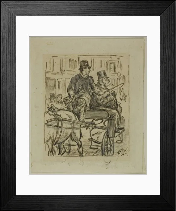 Framed Print : The Sights of Dublin, April 28, 1877. Creator: Charles Samuel Keene Framed Print : The Sights of Dublin, April 28, 1877. Creator: Charles Samuel Keene