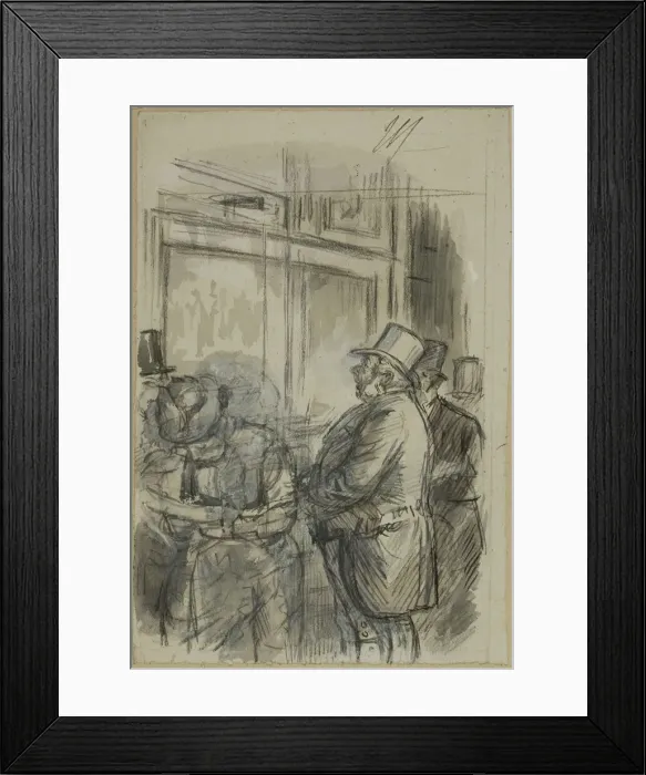 Framed Print : The Potato Harvest, 1877. Creator: Charles Samuel Keene Framed Print : The Potato Harvest, 1877. Creator: Charles Samuel Keene