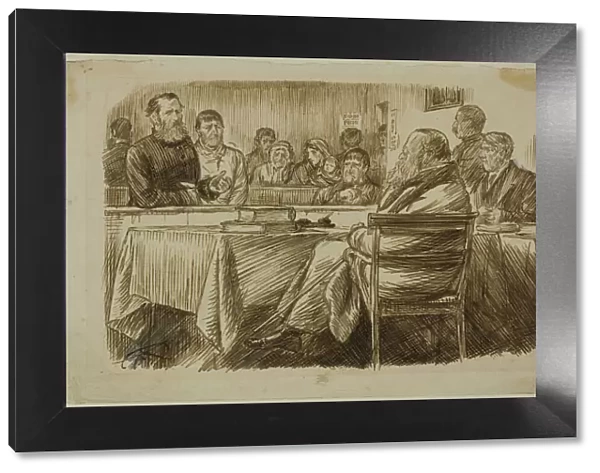 Court Scene, 1870  /  91. Creator: Charles Samuel Keene