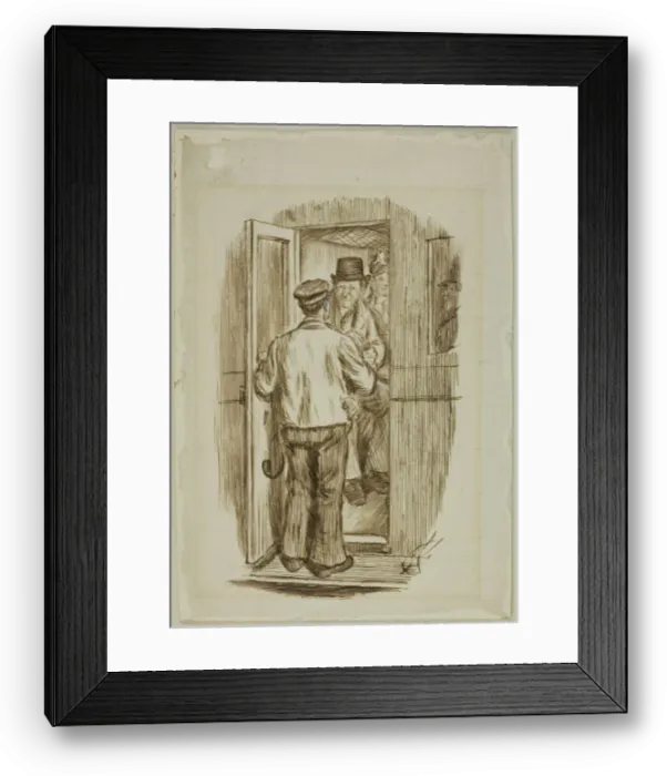 Framed Print : Cannie!, 1870 / 91. Creator: Charles Samuel Keene Framed Print : Cannie!, 1870 / 91. Creator: Charles Samuel Keene
