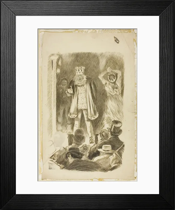 Framed Print : Lord Salisbury Addressing a Meeting, 1870 / 91. Creator: Charles Samuel Keene Framed Print : Lord Salisbury Addressing a Meeting, 1870 / 91. Creator: Charles Samuel Keene