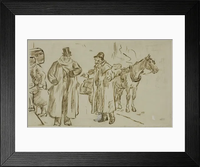 Framed Print : Blarney, 1870 / 91. Creator: Charles Samuel Keene Framed Print : Blarney, 1870 / 91. Creator: Charles Samuel Keene