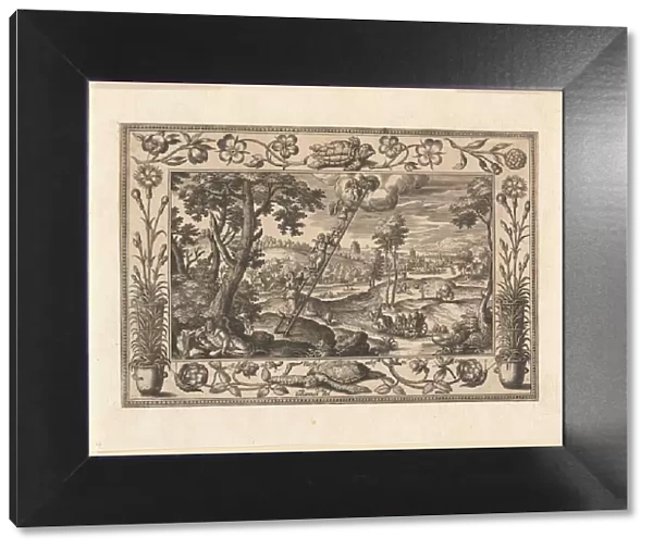 Jacobs Dream, from Landscapes with Old and New Testament Scenes and Hunting Scenes, 1584