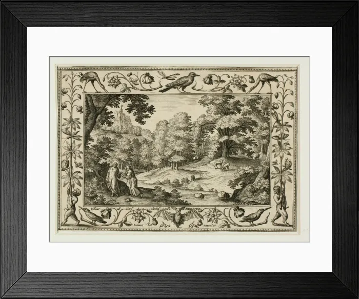 Framed Print : The Temptation of Christ, from Landscapes with Old and New Testament Scenes Framed Print : The Temptation of Christ, from Landscapes with Old and New Testament Scenes