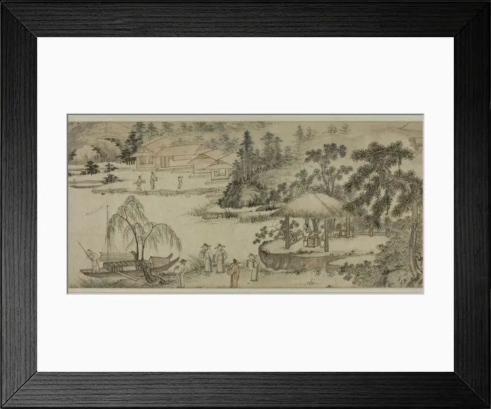 Framed Print : Parting at the Eastern Capital, Ming dynasty (1369-1644), 15th century. Creator: Yao Shou Framed Print : Parting at the Eastern Capital, Ming dynasty (1369-1644), 15th century. Creator: Yao Shou