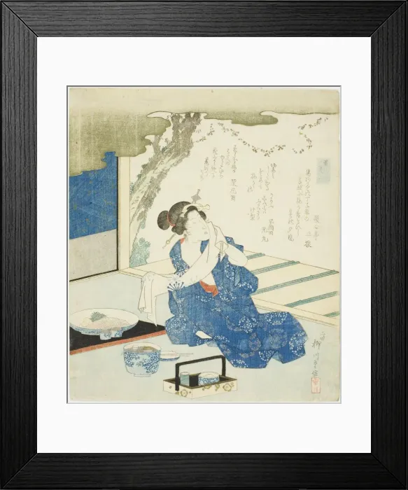 Framed Print : Summer Robes (Natsugoromo), from the series A Comparison of Incense (Takimono awase) Framed Print : Summer Robes (Natsugoromo), from the series A Comparison of Incense (Takimono awase)