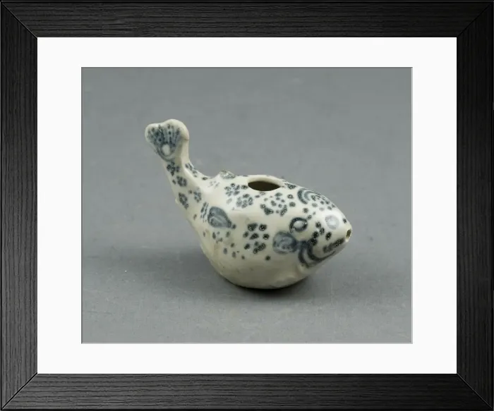 Framed Print : Miniature Water Dropper in the Shape of a Blowfish, Late 15th / early 16th century Framed Print : Miniature Water Dropper in the Shape of a Blowfish, Late 15th / early 16th century