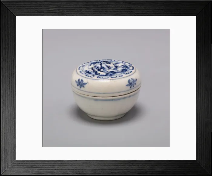 Framed Print : Miniature Covered Box with Knob, Late 15th / early 16th century. Creator: Unknown Framed Print : Miniature Covered Box with Knob, Late 15th / early 16th century. Creator: Unknown