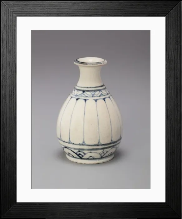 Framed Print : Miniature Pear-Shaped (Yuhuchun) Bottle, Late 15th / early 16th century. Creator: Unknown Framed Print : Miniature Pear-Shaped (Yuhuchun) Bottle, Late 15th / early 16th century. Creator: Unknown