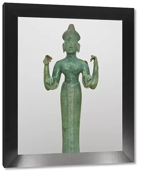A Goddess, possibly Uma, Champa period, 9th  /  10th century. Creator: Unknown