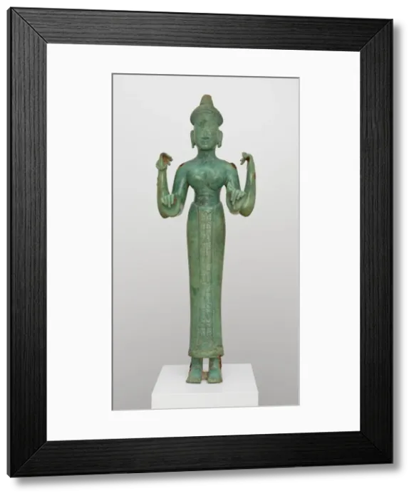 Framed Print : A Goddess, possibly Uma, Champa period, 9th / 10th century. Creator: Unknown Framed Print : A Goddess, possibly Uma, Champa period, 9th / 10th century. Creator: Unknown