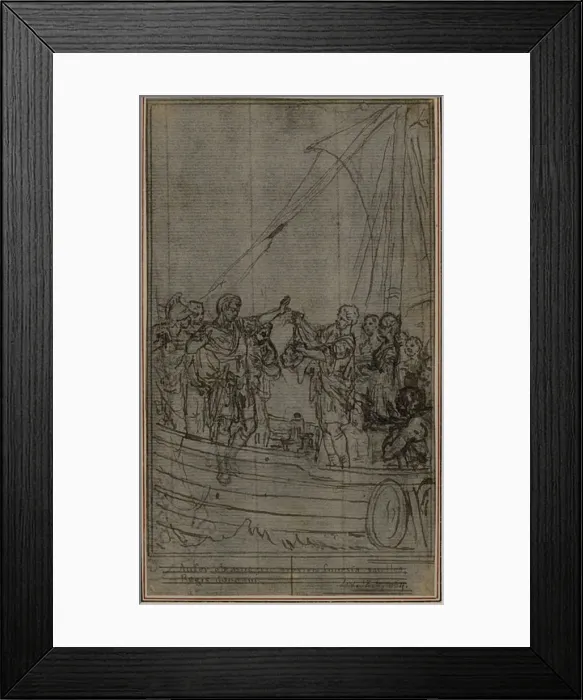Framed Print : Study for Lucains La Pharsale, Canto IX, c. 1766 Framed Print : Study for Lucains La Pharsale, Canto IX, c. 1766
