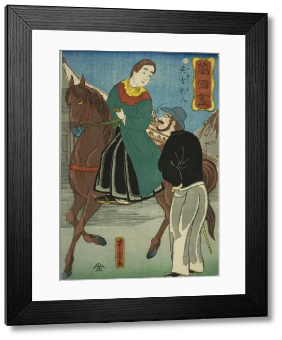 Framed Print : English (Igirisujin), from the series A Collection of Various Countries Framed Print : English (Igirisujin), from the series A Collection of Various Countries