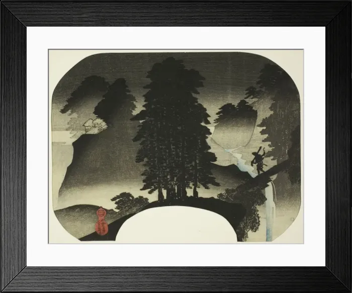 Framed Print : Landscape (Sansui), About 1840. Creator: Sadahide Utagawa Framed Print : Landscape (Sansui), About 1840. Creator: Sadahide Utagawa