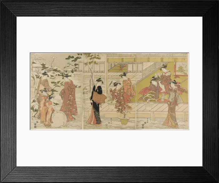 Framed Print : A Parody of Hachi no ki, n. d. Creator: Utagawa Toyokuni I Framed Print : A Parody of Hachi no ki, n. d. Creator: Utagawa Toyokuni I