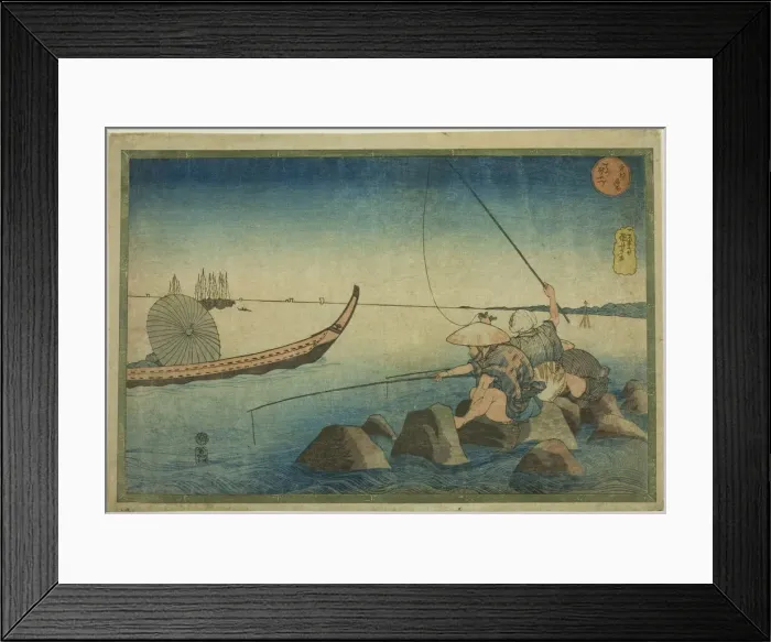 Framed Print : Teppozu, from the series Famous Places in the Eastern Capital (Toto meisho) Framed Print : Teppozu, from the series Famous Places in the Eastern Capital (Toto meisho)