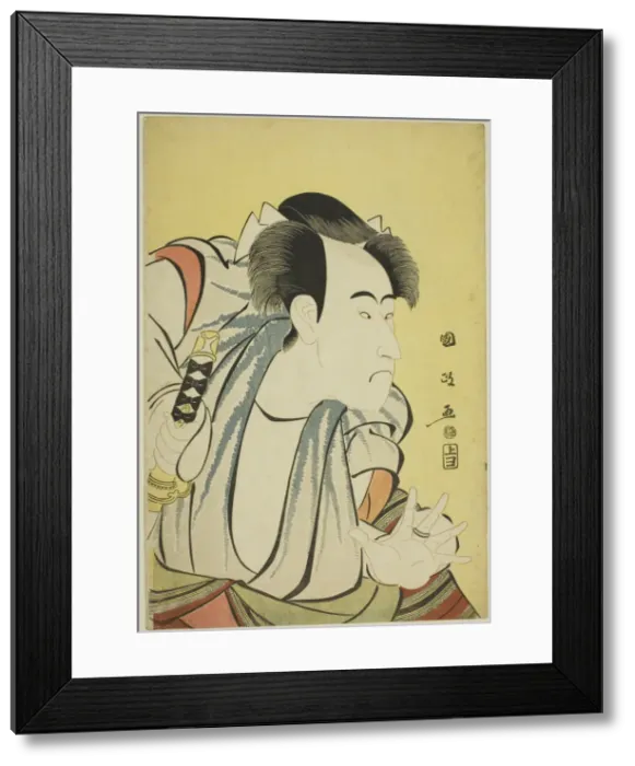 Framed Print : Ichikawa Danjuro Vl, late 18th-early 19th century. Creator: Utagawa Kunimasa Framed Print : Ichikawa Danjuro Vl, late 18th-early 19th century. Creator: Utagawa Kunimasa