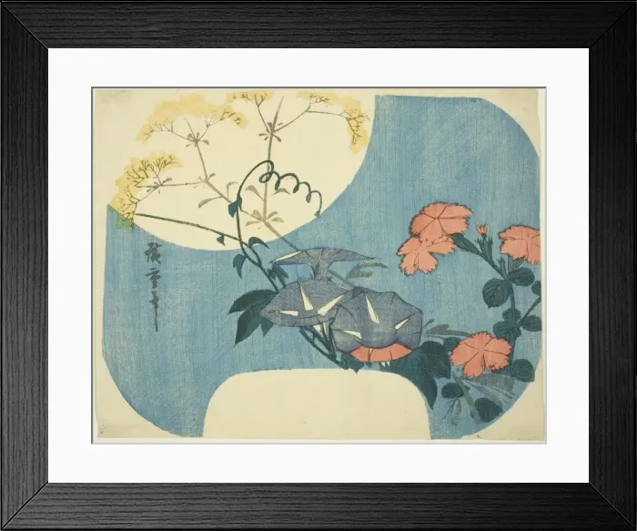 Framed Print : Morning Glories, Pinks, and Maiden Flower, from the series Seven Autumn Flowers in... 1830 / 44. Creator: Ando Hiroshige. Morning Glories, Pinks, and Maiden Flower, from the series Seven Autumn Flowers in... 1830 / 44. Creator: Ando Hiroshige Framed Print : Morning Glories, Pinks, and Maiden Flower, from the series Seven Autumn Flowers in... 1830 / 44. Creator: Ando Hiroshige. Morning Glories, Pinks, and Maiden Flower, from the series Seven Autumn Flowers in... 1830 / 44. Creator: Ando Hiroshige
