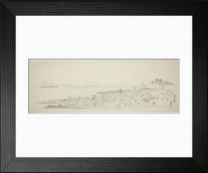 Framed Print : View of Goten Hill (Gotenyama no zu), from the series Thirteen Views of the Environs... c. 1837 / 44 Creator: Ando Hiroshige. View of Goten Hill (Gotenyama no zu), from the series Thirteen Views of the Environs... c Framed Print : View of Goten Hill (Gotenyama no zu), from the series Thirteen Views of the Environs... c. 1837 / 44 Creator: Ando Hiroshige. View of Goten Hill (Gotenyama no zu), from the series Thirteen Views of the Environs... c