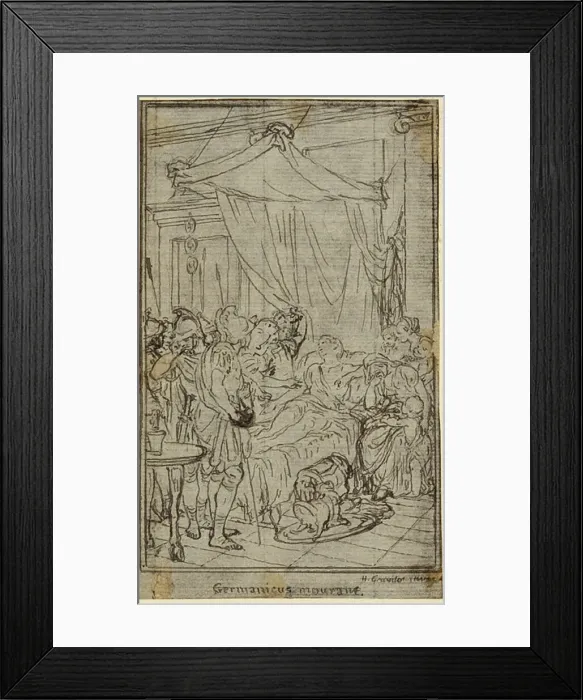 Framed Print : Study for an illustration in Tacitus Tibere, ou Les Six Premiers Livres des Framed Print : Study for an illustration in Tacitus Tibere, ou Les Six Premiers Livres des