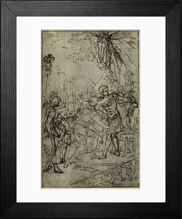 Framed Print : Study for an illustration in Tacitus Tibere, ou Les Six Premiers Livres des Framed Print : Study for an illustration in Tacitus Tibere, ou Les Six Premiers Livres des