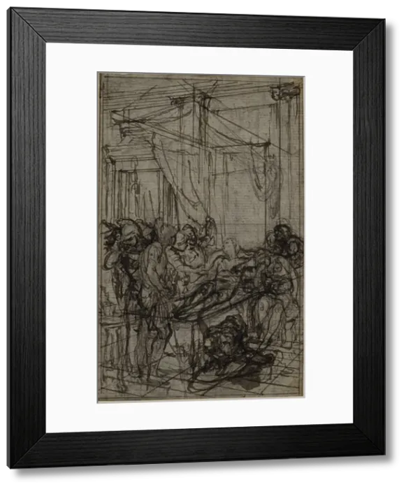 Framed Print : Study for an illustration in Tacitus Tibere, ou Les Six Premiers Livres des Framed Print : Study for an illustration in Tacitus Tibere, ou Les Six Premiers Livres des