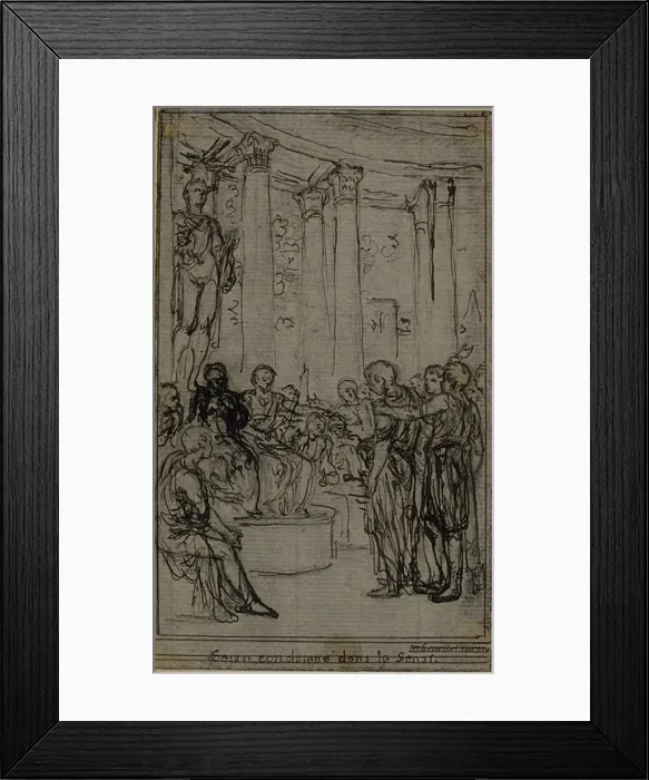 Framed Print : Study for an illustration in Tacitus Tibere, ou Les Six Premiers Livres des Framed Print : Study for an illustration in Tacitus Tibere, ou Les Six Premiers Livres des
