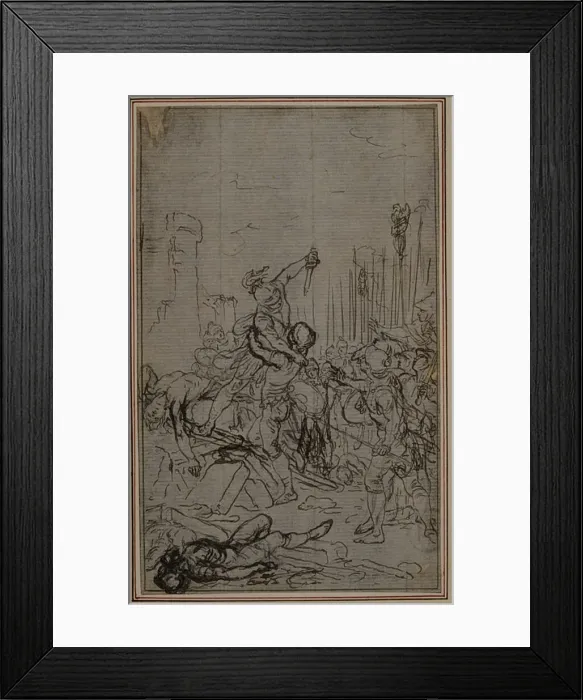 Framed Print : Study for Lucains La Pharsale, Canto VI, c. 1766 Framed Print : Study for Lucains La Pharsale, Canto VI, c. 1766